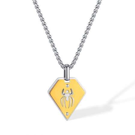 Colier inox paianjen