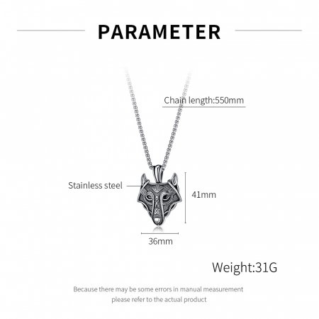 Colier inox pantera 55 cm [6]