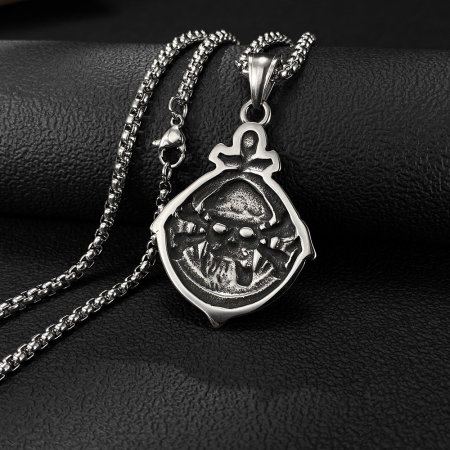 Colier inox Pirat cu Ancoră – Simbol al Libertății și Aventurii [7]