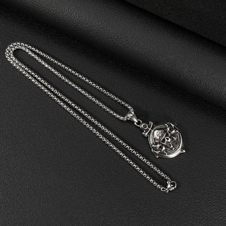Colier inox Pirat cu Ancoră – Simbol al Libertății și Aventurii [2]