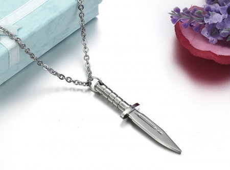 Colier inox pumnal 55 cm [5]