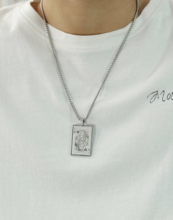 Colier inox Regele de Inimă – Simbol al Loialității și Curajului [1]