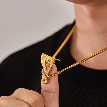 Colier inox Topor de Viking [1]