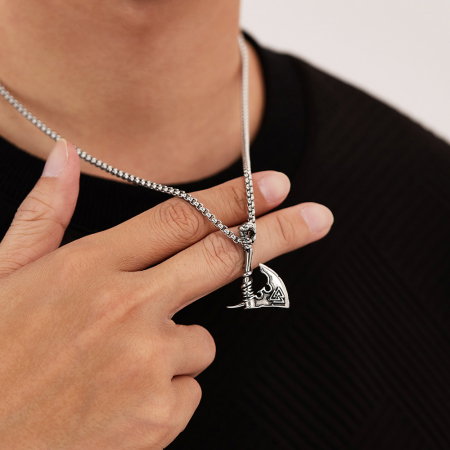 Colier inox Topor de Viking [1]