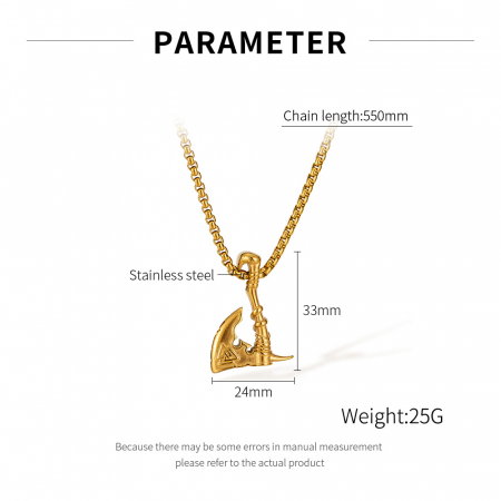 Colier inox Topor de Viking [5]