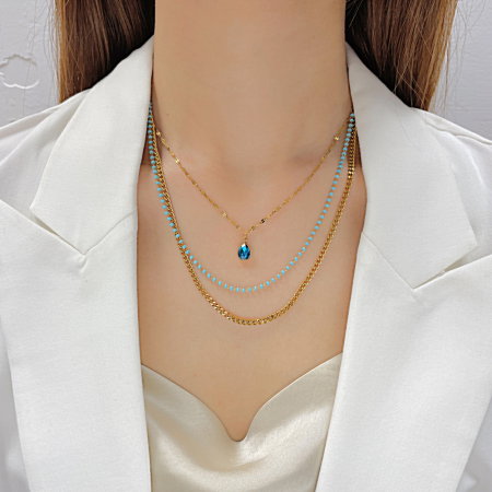 Colier inox triplu [1]