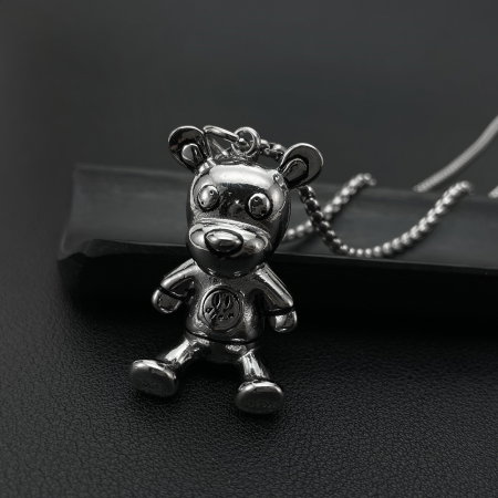 Colier inox Ursuleț Unisex [3]