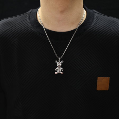 Colier inox Ursuleț Unisex [9]