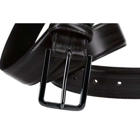 Curea barbati CREGP6 Neagra, Piele naturala (fata) + Piele ecologica (spate) [1]