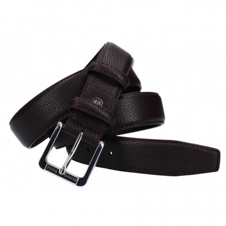 Curea barbati CREGP7 Maron, Piele naturala (fata) + Piele ecologica (spate) [0]