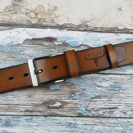 Curea barbati din piele naturala CRL01 - Latime 4 cm [1]