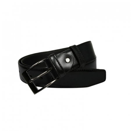 Curea barbati eleganta din piele naturala, Latime 3,8 cm, Neagra [0]