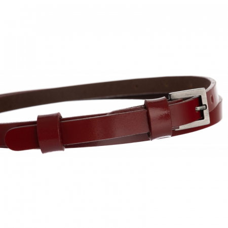 Curea Dama din piele naturala rosie CRLG103 - Latime 2 cm [1]