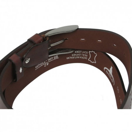 Curea barbati din piele naturala CRL02 - Latime 4 cm [2]
