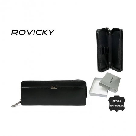 Etui stilou de lux din piele naturala Rovicky HUS02 (toc stilou) [5]