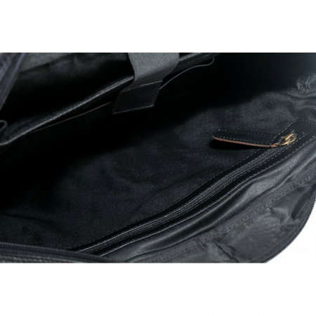 Geanta casual din piele naturala, GEAG1, Neagra [7]