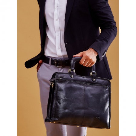 Geanta casual din piele naturala de calitate marca Always Wild [16]