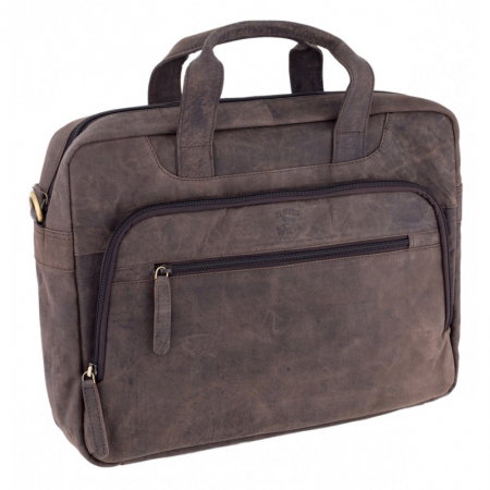 Geanta casual din piele naturala de calitate marca Always Wild [11]