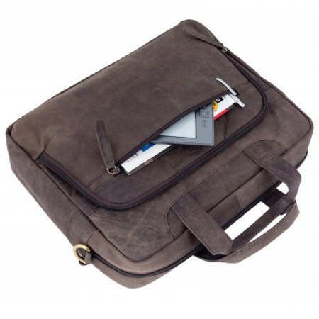 Geanta casual din piele naturala de calitate marca Always Wild [2]