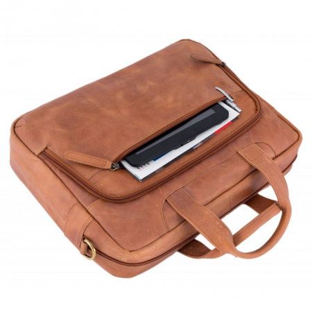 Geanta casual din piele naturala de calitate marca Always Wild - GEA411 [3]