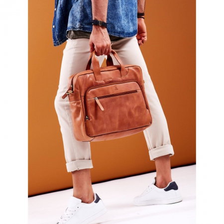 Geanta casual din piele naturala de calitate marca Always Wild - GEA411 [10]