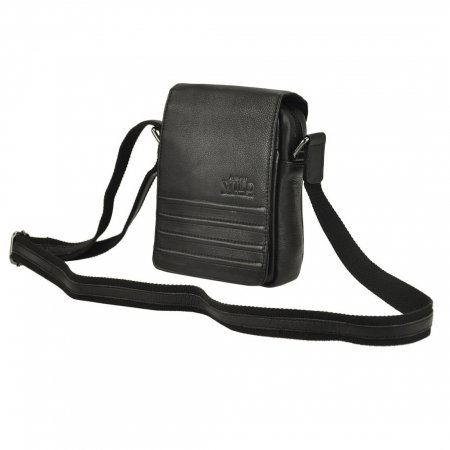 Geanta pentru umar din piele naturala Always Wild, Neagra [0]