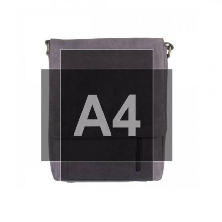 Geanta pentru umar din piele naturala, Always Wild, BORG3, Albastru [11]