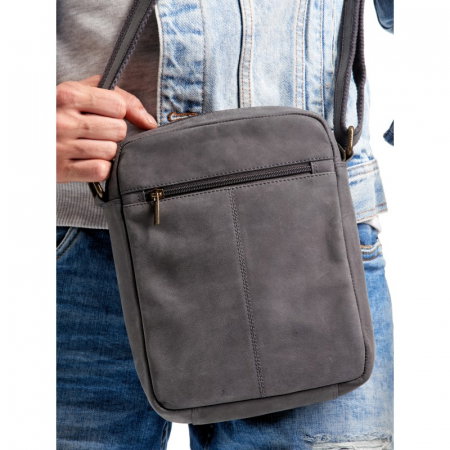 Geanta pentru umar Always Wild, BORG5, din piele naturala, neagra [0]