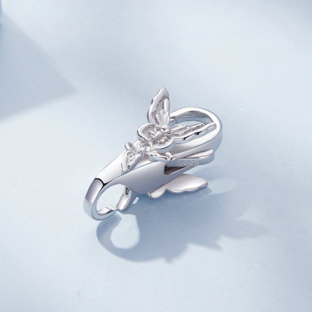 Inchizatoare dubla pentru bratara, cu  fluture [2]