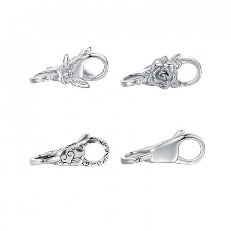 Inchizatoare dubla pentru bratara, cu  fluture [18]