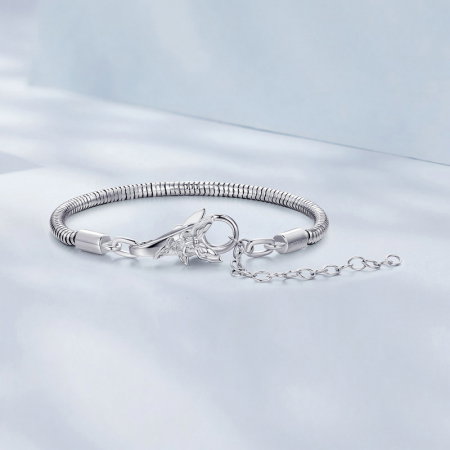 Inchizatoare dubla pentru bratara, cu  fluture [9]