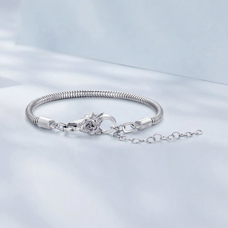 Inchizatoare dubla pentru bratara, cu  trandafir [9]