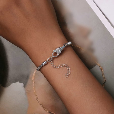 Inchizatoare dubla pentru bratara, cu  trandafir [10]