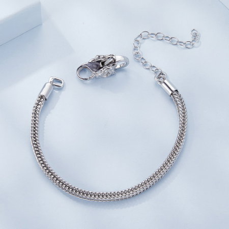 Inchizatoare dubla pentru bratara, cu  trandafir [4]