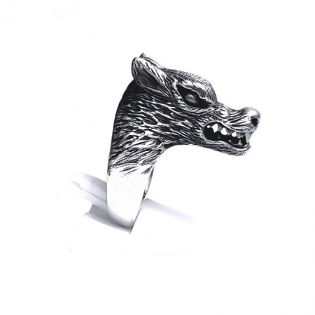 Inel argint 925 cap de lup [2]