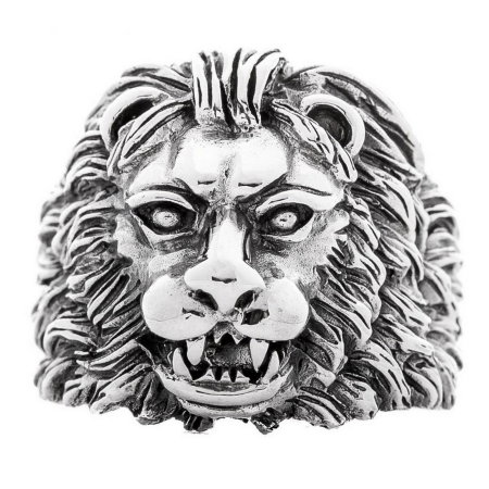 Inel argint 925 cu cap de leu, Aslan [3]