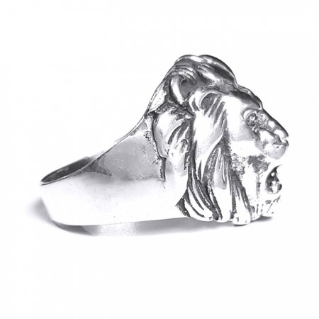 Inel argint 925 cu cap de leu, Leon [2]