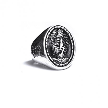 Inel argint 925 cu corabie [2]