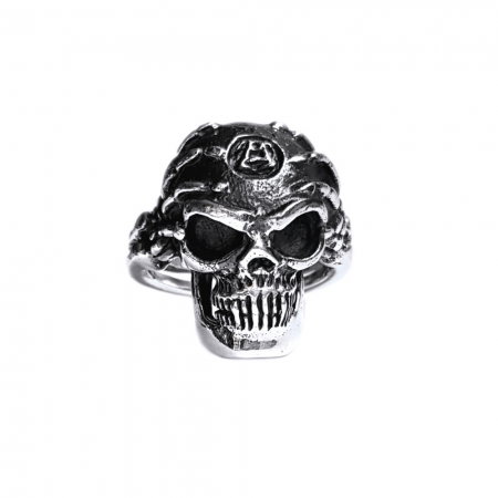 Inel argint 925 cu craniu, Hard rock [0]