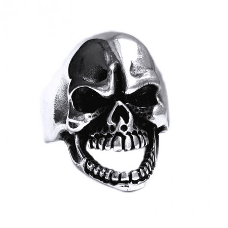 Inel argint 925 cu craniu, Mad Skull [0]