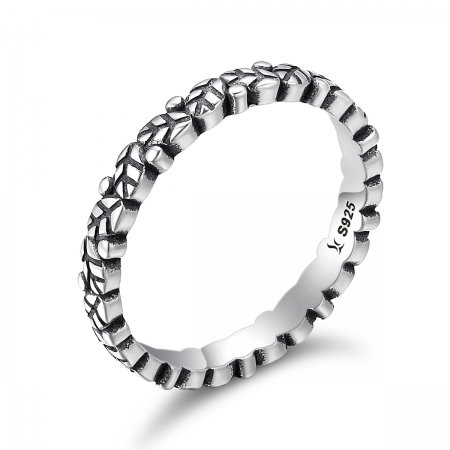 Inel argint 925 cu frunze si aspect vintage - Be Authentic IST0033 [0]