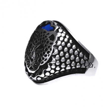 Inel argint 925 cu jaguar leopard puma si zirconiu [1]