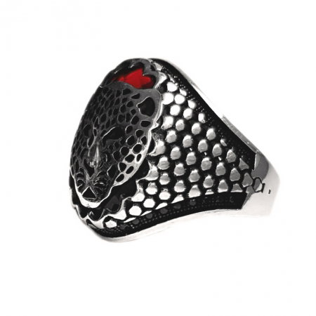 Inel argint 925 cu jaguar leopard puma si zirconiu [1]