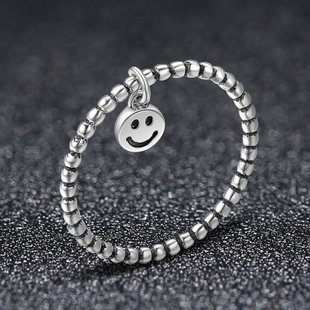 Inel argint 925 cu talisman fata zambitoare Smiley Face - Be Authentic IST0034 [1]