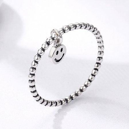 Inel argint 925 cu talisman fata zambitoare Smiley Face - Be Authentic IST0034 [2]