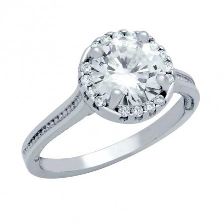 Inel argint 925 elegant cu zirconii [0]