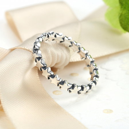 Inel argint 925 patinat cu stelute IST0014 [4]