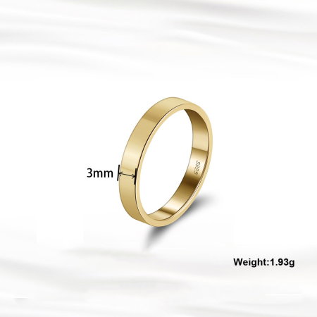 Inel argint 925 placat cu aur 14K [2]