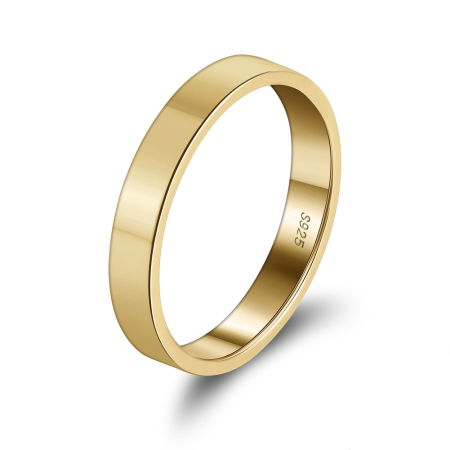 Inel argint 925 placat cu aur 14K