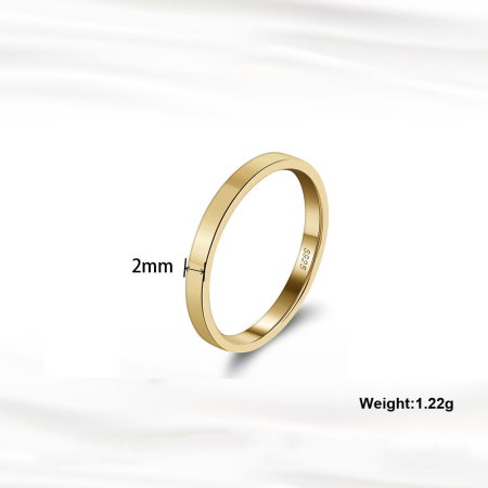 Inel argint 925 placat cu aur 14K [1]